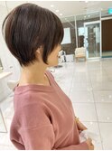 丸くシュッと◎スタイリッシュ丸みショート style by 田爪