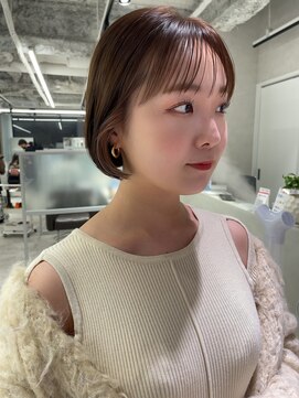 キートス(Kiitos) 丸みボブ/インナーカラー