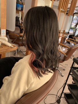 ヘアーメイク シャンプー(hair make shampoo) イヤリングカラー(ピンク)
