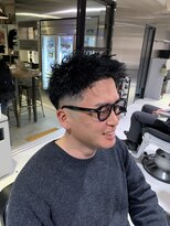 フランクスバーバーザスタンド(Frank’s barber the stand)&nbsp;ソフトツイストアップバングビジネスツーブロックF