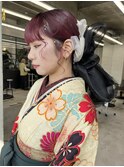 【大名店 江藤】卒業式ヘアセット