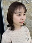 抜け感ブラウン