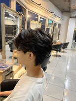 アイズ 海老名(AIZU) センターパートウルフ カルマパーマ ニュアンスパーマ