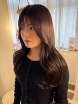 ココルアナ(coco luana) ダークブラウン/韓国/髪質改善/学割U24/前髪カット/ダブルカラー