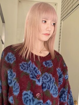 サクラ オモテサンドウ(SAKURA) ハイトーンベージュ　ピンクブロンド　表参道美容室