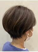 40代50代小顔似合わせカットくびレイヤーエモージュ大人可愛い