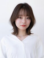 イオ 本厚木(io)&nbsp;20代30代レイヤーボブ外ハネミディアムナチュラルカラー小顔
