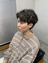 スレイ 西宮(SLAY)&nbsp;波巻きハイライトアップバングツーブロックマッシュ