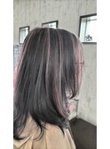カット、カラー、メッシュ、トリートメント