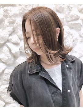 リン モアナバイヘッドライト 武蔵小杉2号店(lynn Moana by HEADLIGHT) Moana【武蔵小杉】#外はねボブ#ベージュ#20代30代40代50代