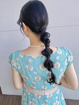 ヘアーデザイン グランツ 平成店(hair design Granz) 編みおろし　ヘアアレンジ☆