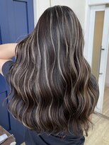 エトラ 渋谷店(etora)&nbsp;小顔 ネビージュグレージュハイライトカラー◎