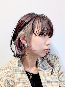 ザ アルゴンキン トウキョウ オヤマ(THE ALGONQUIN TOKYO OYAMA) ムラ染めのイヤリングカラー