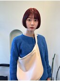 ミニマムボブ＋チェリーレッド