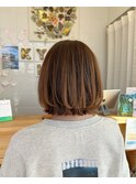 ぱつっとレイヤーボブ