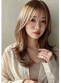 メルティカラー/フェミニンロング/似合わせカット/髪質改善