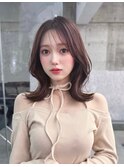 美髪韓国レイヤーイメチェン似合わせ小顔シースルーワイドバング