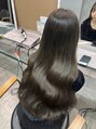 ラフィス ヘアー ルーム 難波本店(La fith hair room)&nbsp;大人気オリーブベージュ！ブリーチありでより透明感と高発色！