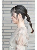 ポニーテールヘアアレンジ【結婚式】