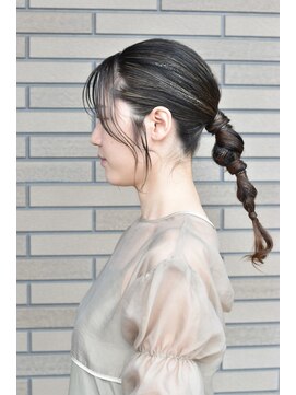 エンドレスウィズユー(ENDLESS WITH YOU) ポニーテールヘアアレンジ【結婚式】