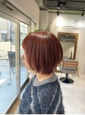 【ADORE 横浜】ショートボブ×オレンジブラウン