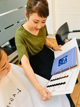 ラゴム(Lagom)の写真/女性stylist在籍◎丁寧なカウンセリングが魅力♪女性ならではの目線で、髪や頭皮のお悩みも気軽に相談OK！