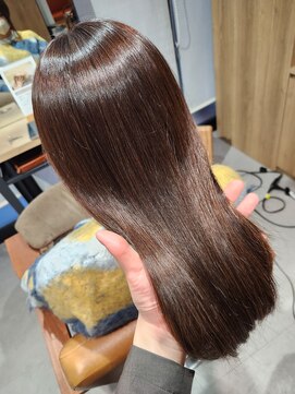 テラスヘア 長岡(TERRACEhair) しゃきんとならないナチュラルに曲がる髪質改善縮毛矯正