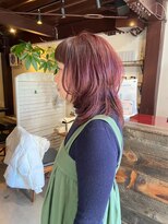 ギリア(Gillia)&nbsp;ブリーチなし透明感カラー/アプリコットオレンジ/レイヤー