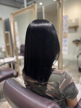 アンジェ(ange) 黒染めカラー_miu