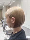 乾かしただけで丸くまとまる！ミニボブショート！
