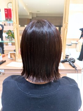 切りっぱなしボブ