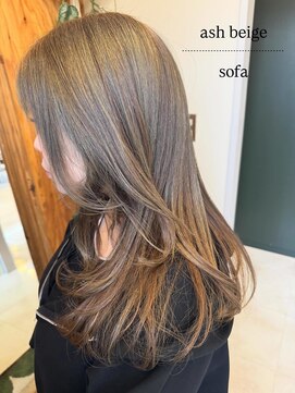 ブリーチなしミルクベージュ