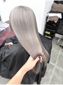 黒髪/クラゲヘアー/オリーブグレー/小顔/ココアベージュ/栄
