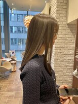 エルサフィロ ヨドヤバシ(el zafiro yodoyabashi)&nbsp;オリーブベージュ　ロングヘア
