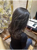 髪質改善カラー「ハイライト×レイヤーカット」