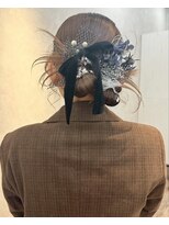 カロン トウキョウ 中野北口店(Kalon Tokyo) 参列 結婚式 アレンジ お団子アレンジ