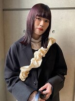 エトレ(etore)&nbsp;透明感ブラウン/ミディアムボブ/切りっぱなし