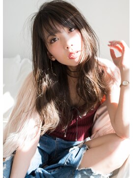 オーガスト ヘア ネイル(AUGUST hair nail) 赤みなしのアッシュで柔らかパーマスタイル/3Ｄカラー