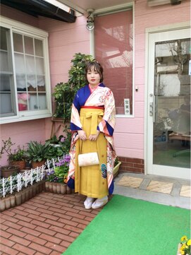 ハッチ美容室 卒業式袴着付とセット