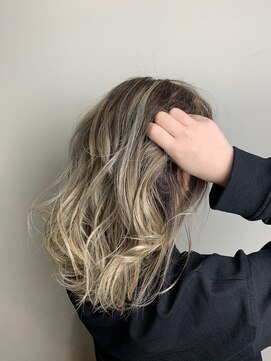 ヘアサロンエムフィス 池袋東口(HAIR SALON M Fe's) バレイヤージュ☆ハイライト