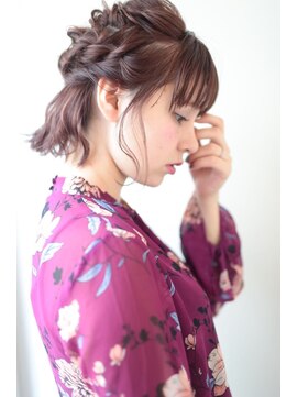 リンダバイネオリーブ 白楽店(Linda by neolive) ボブのハーフアップアレンジ　♪