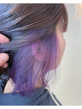 ヘアーアンドメイク ドレス(DRESS) インナーパープル