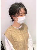 大人かわいい20代30代40代ショートマッシュウルフ