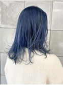 ブルーカラーブルーグレーブリーチ淡いブルー水色ウルフレイヤー