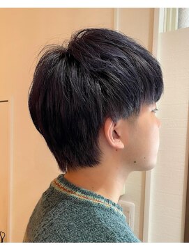 ビスクヘアデザイン(bisq hair design) dark purple × mash style