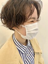 エフ ヘアーアンドリラクゼーション(F. hair & relaxation) 20代30代梅田中崎町ハンサムショートニュアンスパーマ