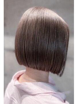 グランアージュ 池袋東口店(grandage) 韓国風タッセルカット×ミルクティーベージュ/ぷつっとボブ池袋g