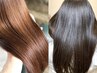 【艶感&色もち続く】髪質改善カラー+トリートメント+カット+Spa¥20350→15180