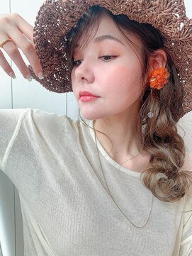 アイティーバイアルバム 藤沢店(IT by ALBUM) サイド巻き_ショコラアッシュヘルシースタイルふんわり_9222