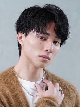 フィフス 名駅(fifth) ツイストスパイラルパーマセンターパートツーブロック刈り上げ